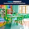 Flash Furniture Rectangle Activity Table, Plastic, Steel, Grey YU-YCY-060-0036-RECT-TBL-GREEN-GG - alternate 5